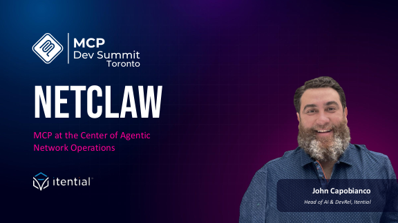 Open the NetClaw: MCP at the Center of Agentic Network Operations presentation